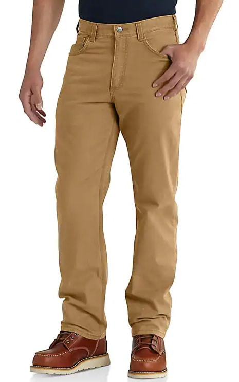 CARHARTT RUGGED FLEX® RELAXED FIT CANVAS 5-POCKET WORK PANT 102517