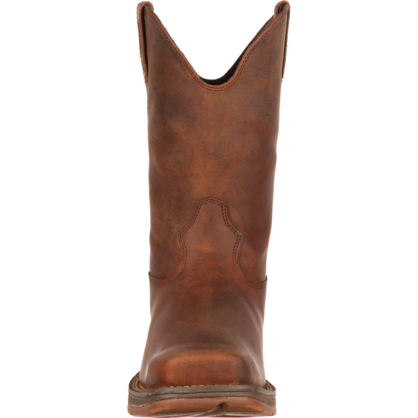 Rebel by Durango Pull-On Western Boot Shaft height and circumference may vary by 